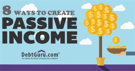 8 Ways To Generate Passive Income