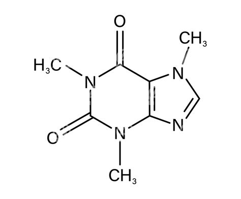 Caffeine Molecule Svg, Caffeine Molecule Cut File, Coffee Lover, Coffee ...