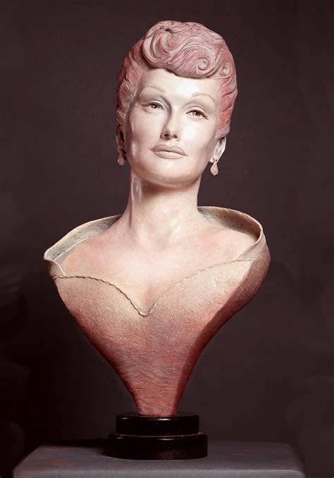 Lucille Ball Bronze Portrait - Paula Slater, M.A.