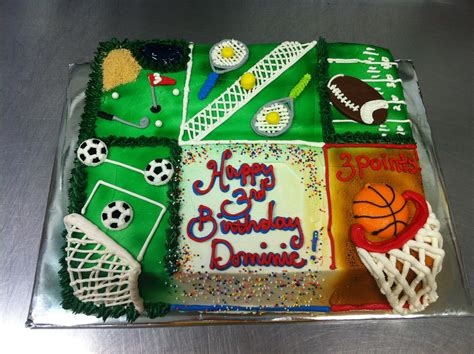 All Star Sports Themed Cake Gateau Fete