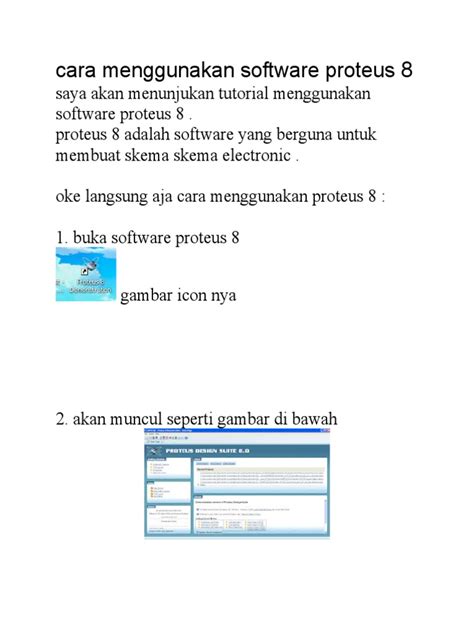 Cara Menggunakan Software Proteus 8 Pdf