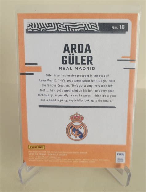 Panini Donruss Arda Guler The Rookies Real Madrid Ebay