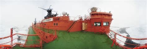 Russian Arktika class nuclear powered icebreaker 50 Let Pobedy 360 ...