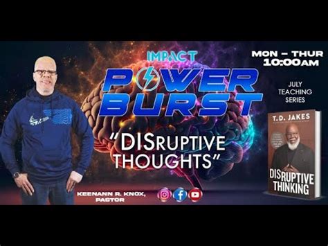 Disruptive Thoughts Question The Staus Quo Keenann R Knox Youtube