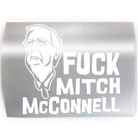 Amazon Fuck Mitch Mcconnel Explicit Pick Color Size Minority Senate Leader Decal