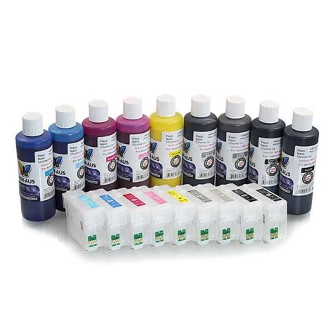 Refillable Ink Cartridge Epson Surecolor Sc P Colours