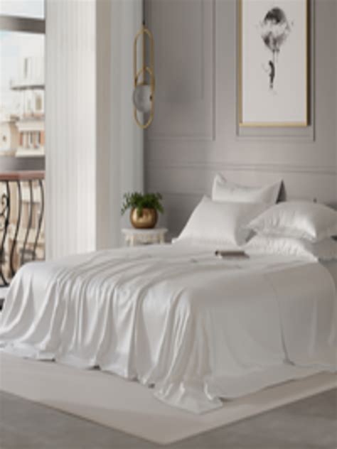 Buy Stoa Paris Date Night Collection White Tc Super King Bedsheet