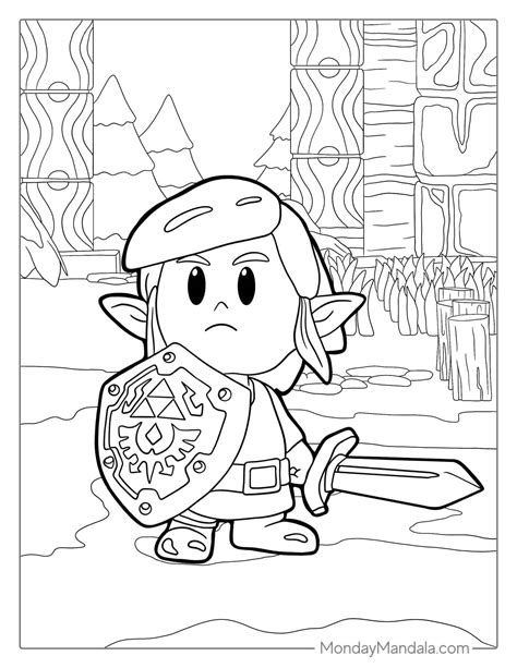 20 Zelda Coloring Pages Free Pdf Printables