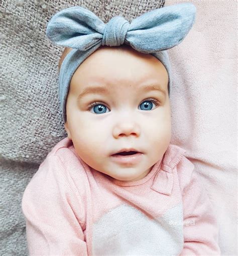 Ava Beautiful Baby Girl With Bright Blue Eyes Baby Girl Blue Eyes