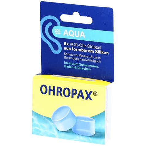 OHROPAX® Silicon AQUA – Schutz für Ihre Ohren beim Schwimmen 6 St