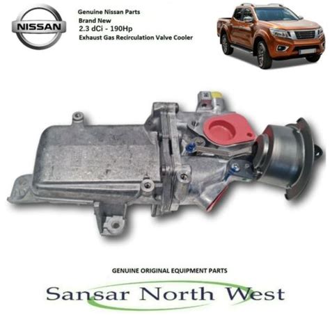 New Genuine Nissan Navara Np300 23 Dci D231 Egr Cooler Gas