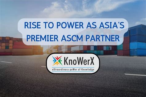 Top10 Knowerx Rise To Power Association Of Supply Chain Management