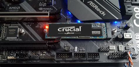 Crucial MX500 1 TB M.2 SSD Review Installation and operation