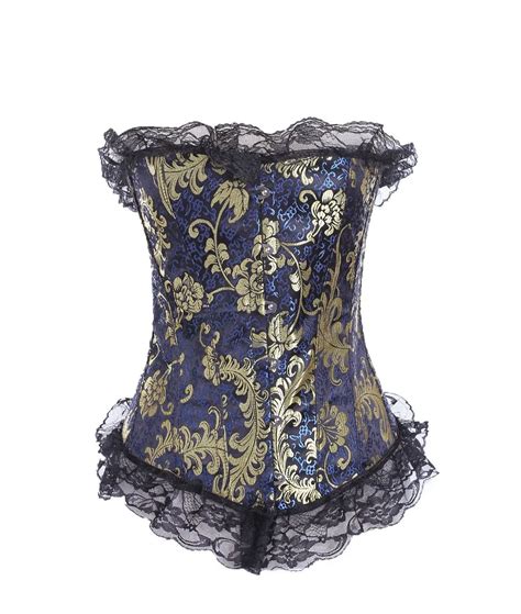 Plus Size S 6xl Sexy Print Court Corset Bustier Overbust Wedding