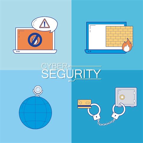 Premium Vector Set Of Cyber Security Icons Collection