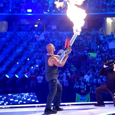 John Cena Returns And Joins The Rock At Wrestlemania 32 Photos John