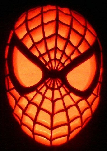 Spiderman Pumpkin Carving Pumpkin Carving Patterns Spiderman