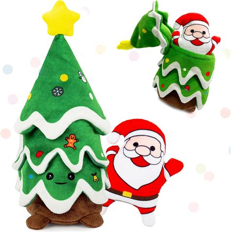 Pet Supplies Reqiho Christmas Dog Toys Crinkle Christmas Tree