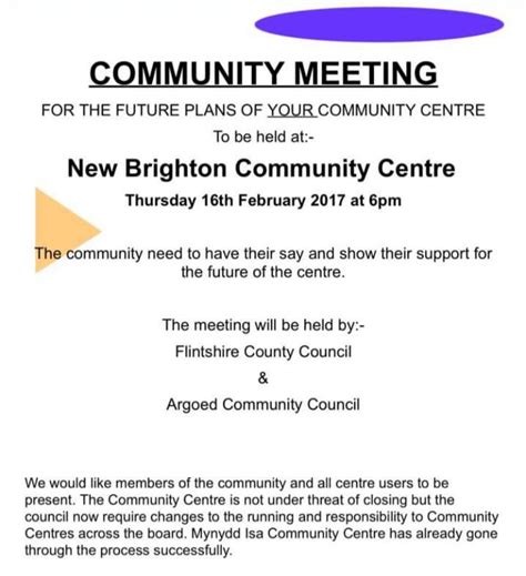 New Brighton Community Centre Flintshire ⬇️ So Its Been 4 Years