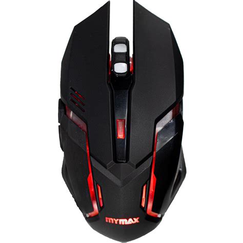 Mouse Gamer Mymax Arbor 2400 DPI Led Vermelho OPM ARBOR RD AquiTem