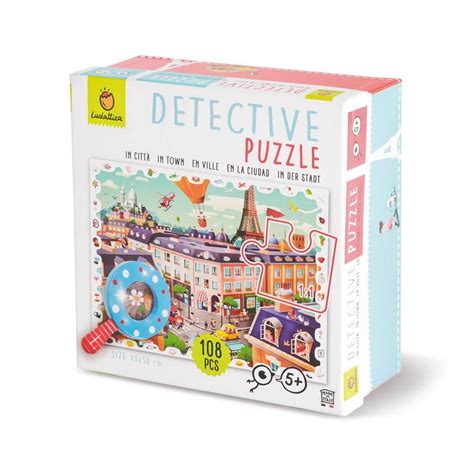 Puzzle 108 Pièces Detective Puzzle La Ville Jeux Et Jouets