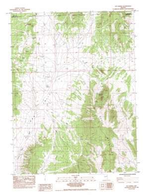 Pot Spring Topographic Map Scale Nevada