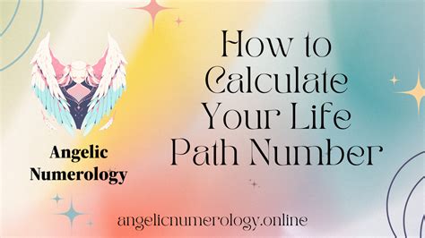 How To Calculate Your Life Path Number In Numerology Angelic Numerology