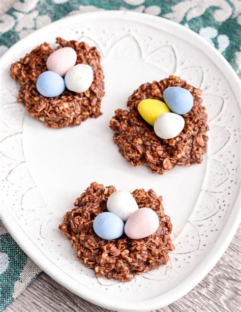 Healthy No Bake Chocolate Peanut Butter Cookie Nests Only 8 Good For