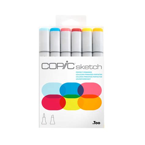 Copic Perfect Primaries Sketch Marker Set Michaels