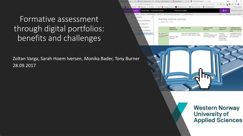 Ppt Formative Assessment Through Digital Portfolios Benefits And Challenges Powerpoint