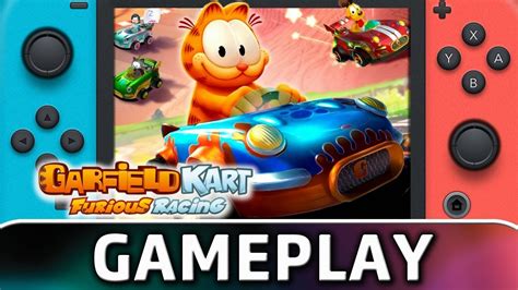 Garfield Kart Furious Racing First 20 Minutes On Switch YouTube