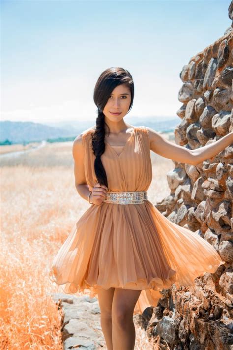 A Nude Pleated Dress For Summer