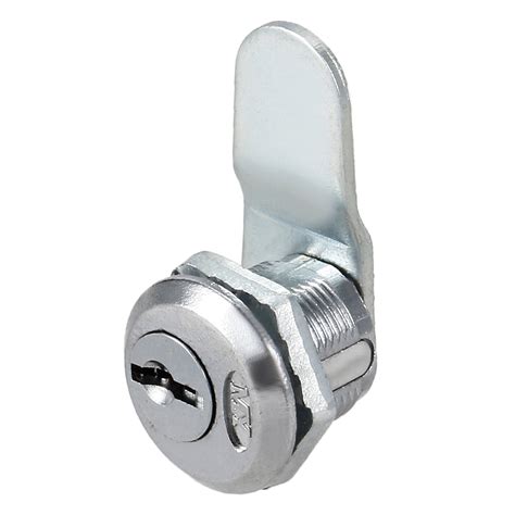 Uxcell 5 8 Cylinder Zinc Alloy Chrome Finished Offset Cam Lock W Key Keyed Different Cabinet