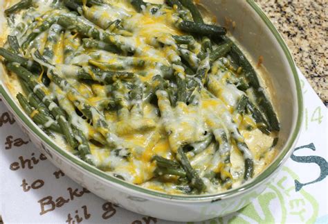 Cheesy Green Beans Recipe