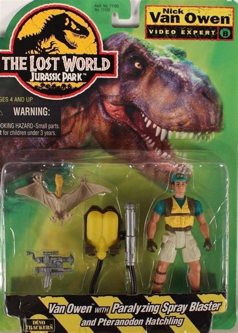 Nib The Lost World Jurassic Park Nick Van Owen By Kenner Free Shipping Jurassic Park