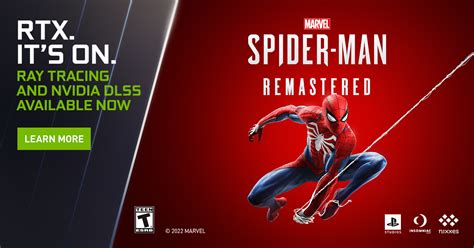 Marvels Spider Man Remastered Out Now On PC With NVIDIA DLSS DLAA