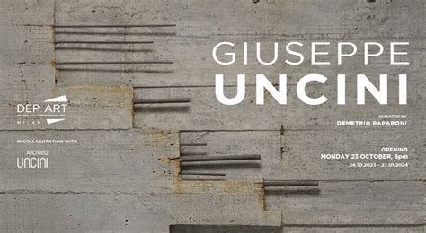 giuseppe uncini opere   mostra evento comunicato stampa dep