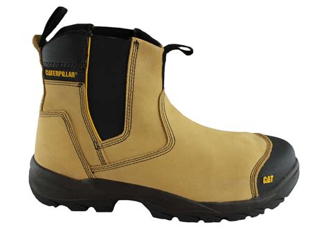 New Caterpillar Cat Propane Mens Steel Toe Safety Boots Ebay