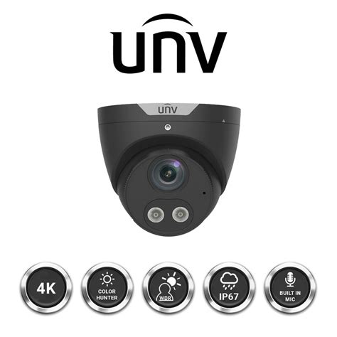 Uniview Mp Hd Tri Guard Light And Audible Warning Poe Ai Fixed Eyeball