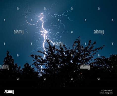 Lightning strike tree hi-res stock photography and images - Alamy