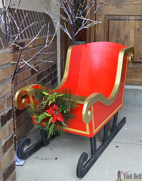 2030 Diy Wooden Sled Decor