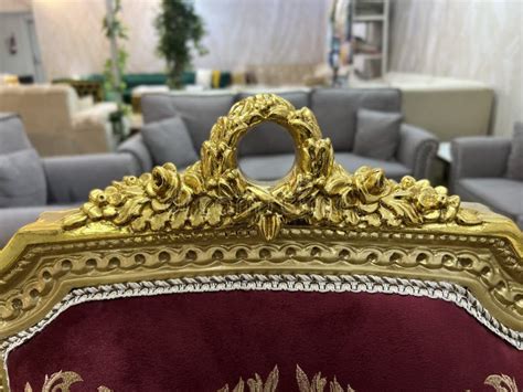 Modern Gold Plated Sofa Frame Image Stock Image Image Of Beautiful