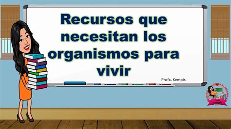 Recursos Que Necesitan Los Organismos Para Vivir Youtube