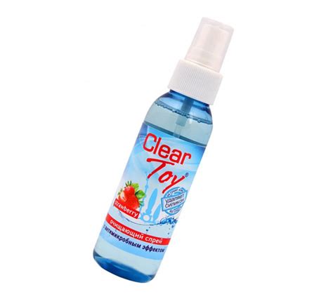 Очищающий спрей ''CLEAR TOYS STRAWBERRY'' с антимикробным эффектом, 100 ...