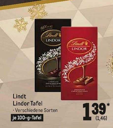 Lindt Lindor Tafel Angebot Bei Metro Prospekte De