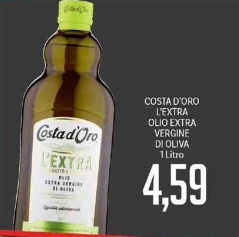 Costa D Oro L Extra Olio Extra Vergine Di Oliva 1 Litro Offerta Di