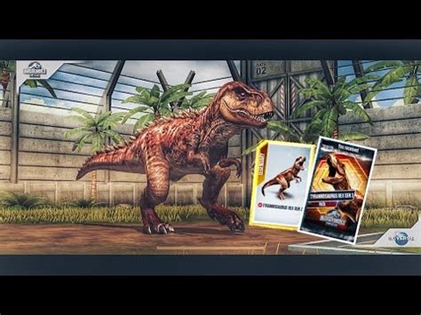 Tyrannosaurus Rex Gen Pack Jurassic World The Game Youtube