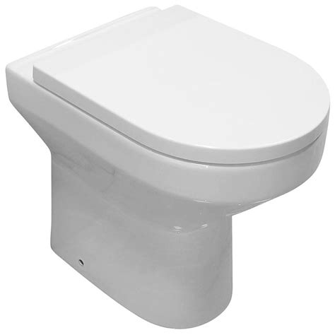 Evora Rimless Back To Wall Pan Soft Close Seat Qualitex