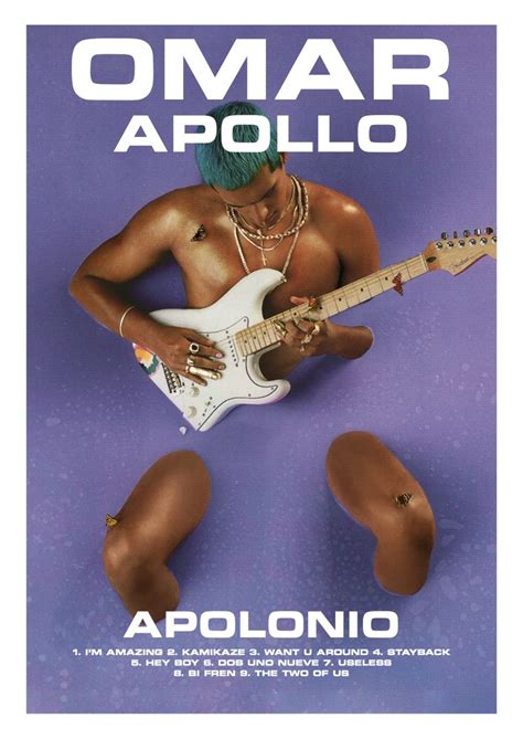 Apolonio Omar Apollo Album Poster Music Poster Design Movie