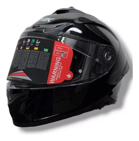 Casco Smk Typhoon Classic Negro L